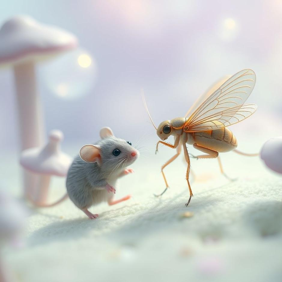 Dream : A mouse and a cockroach in a dream