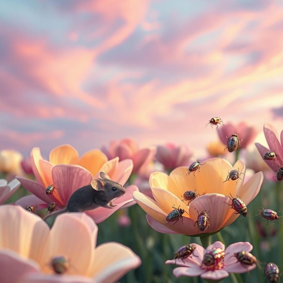 Dream : A mouse and lice in a dream