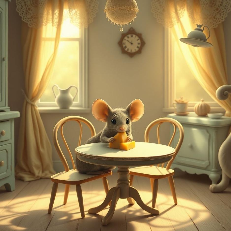 Dream : A mouse bite at home in a dream