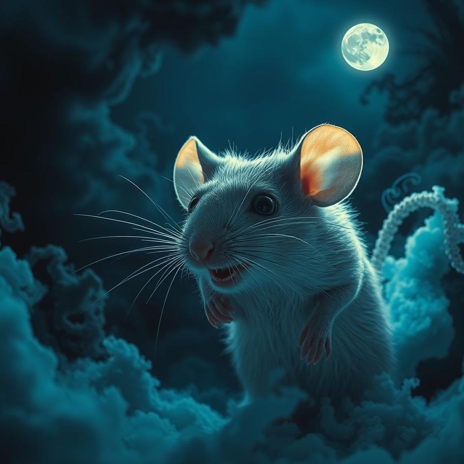 Dream : A mouse biting your neck in a dream