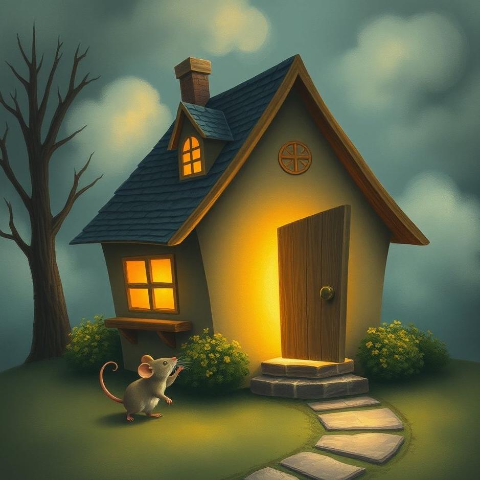 Dream : A mouse coming out of a house in a dream