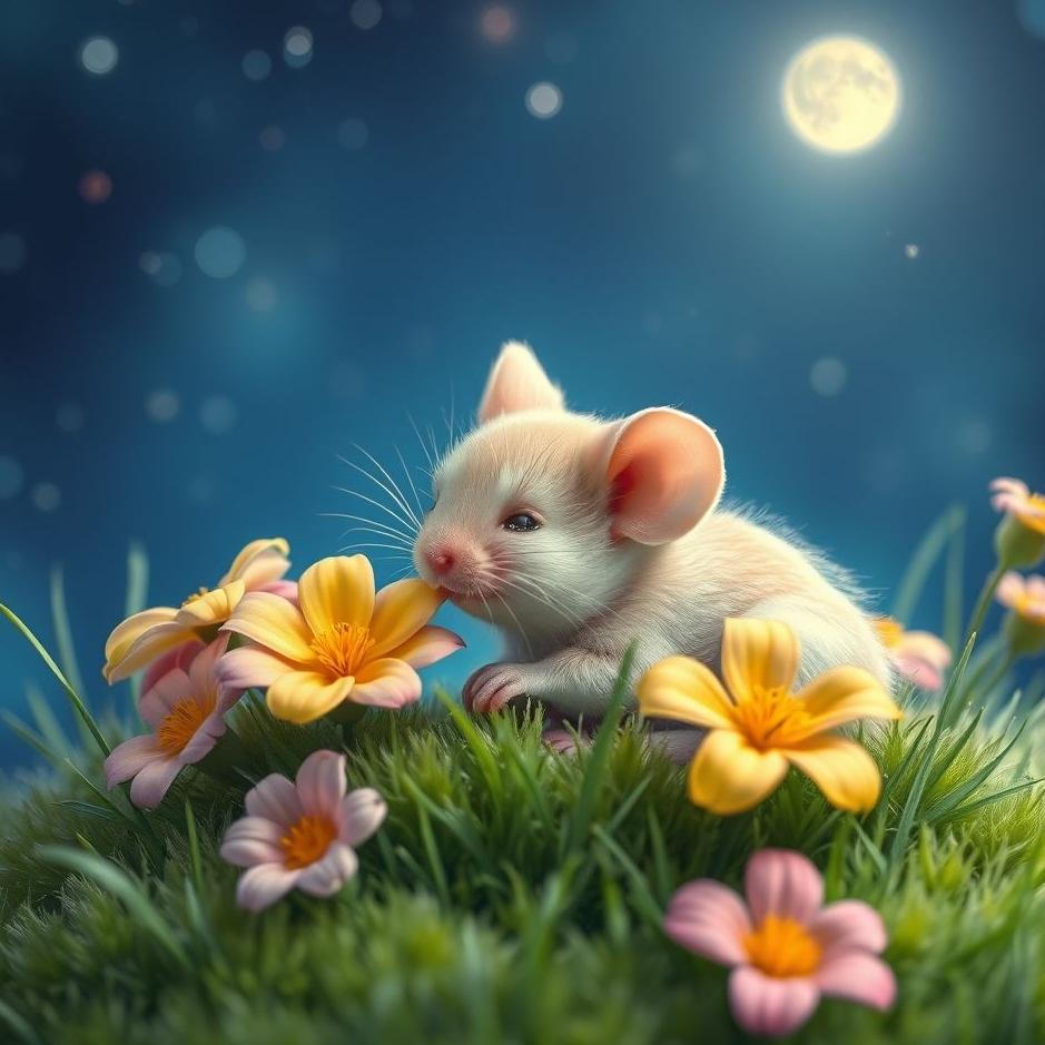 Dream : A mouse crying in a dream