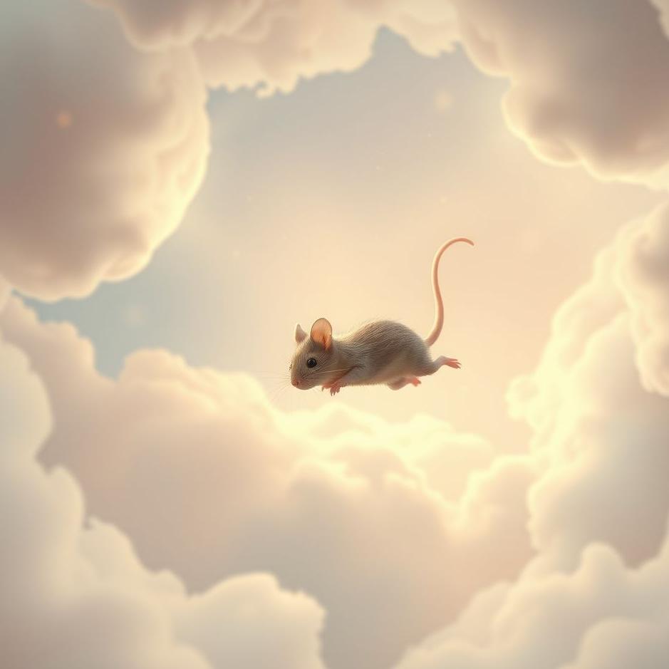Dream : A mouse descending from the sky in a dream