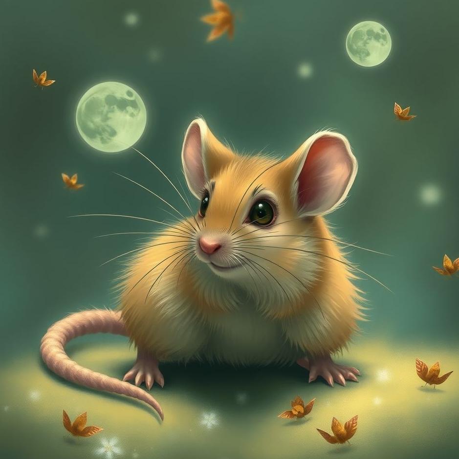 Dream : A mouse everywhere in a dream