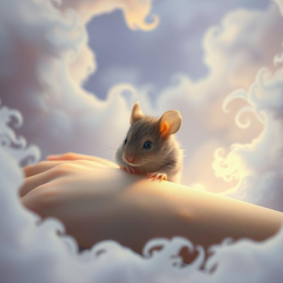 Dream : A mouse gnawing you in a dream