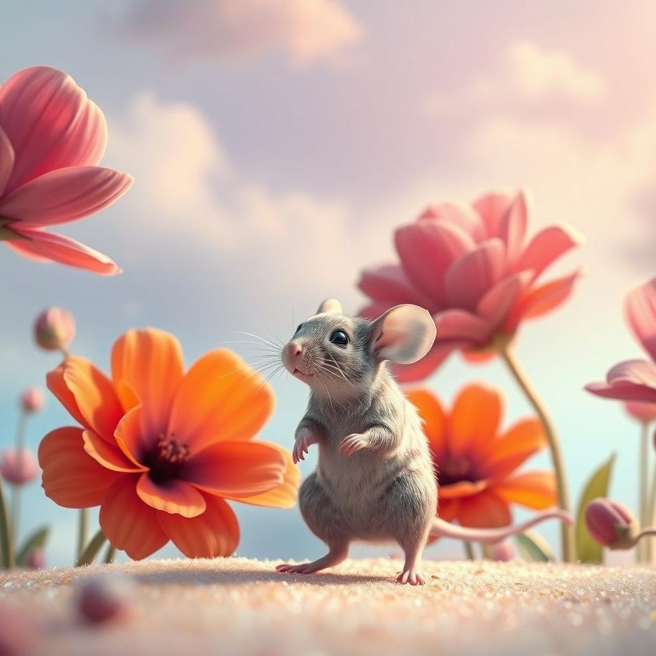 Dream : A mouse growing in a dream