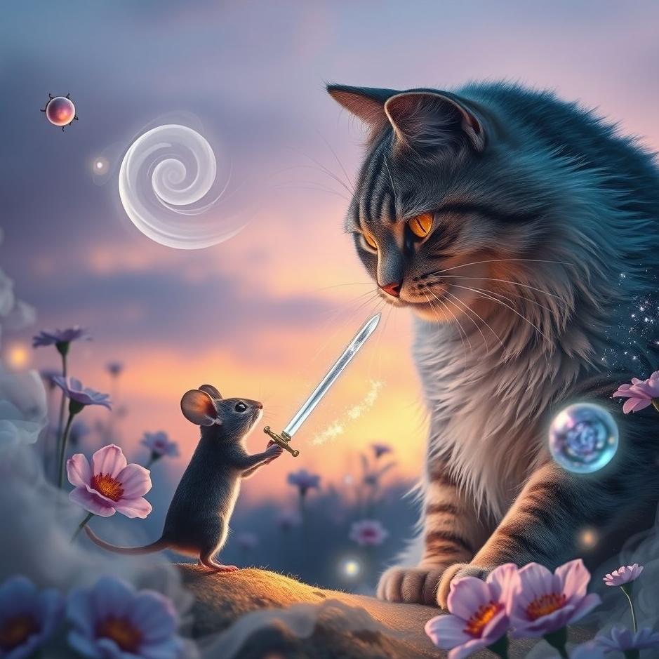 Dream : A mouse killing a cat in a dream