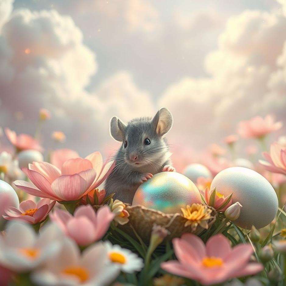 Dream : A mouse laying eggs in a dream