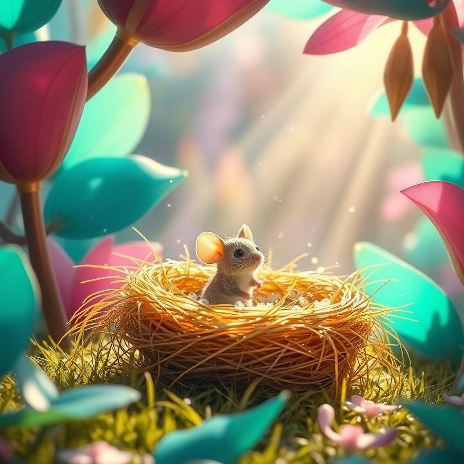 Dream : A mouse nest in a dream