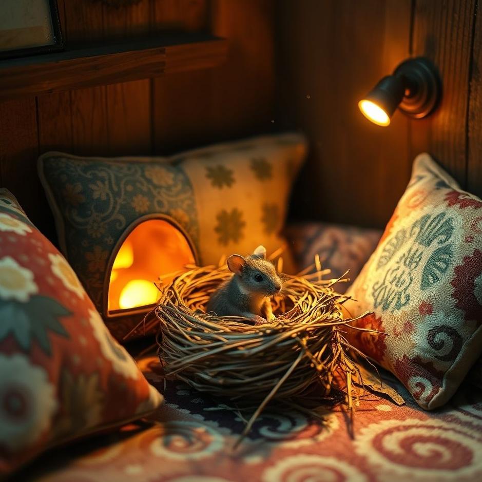 Dream Dictionary : A mouse nest in your house in your dream