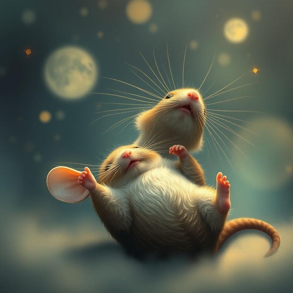 Dream : A mouse on its back in a dream