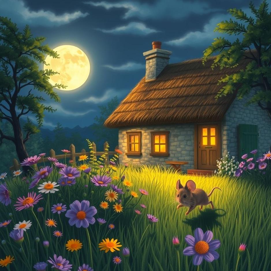 Dream : A mouse outside the house in a dream