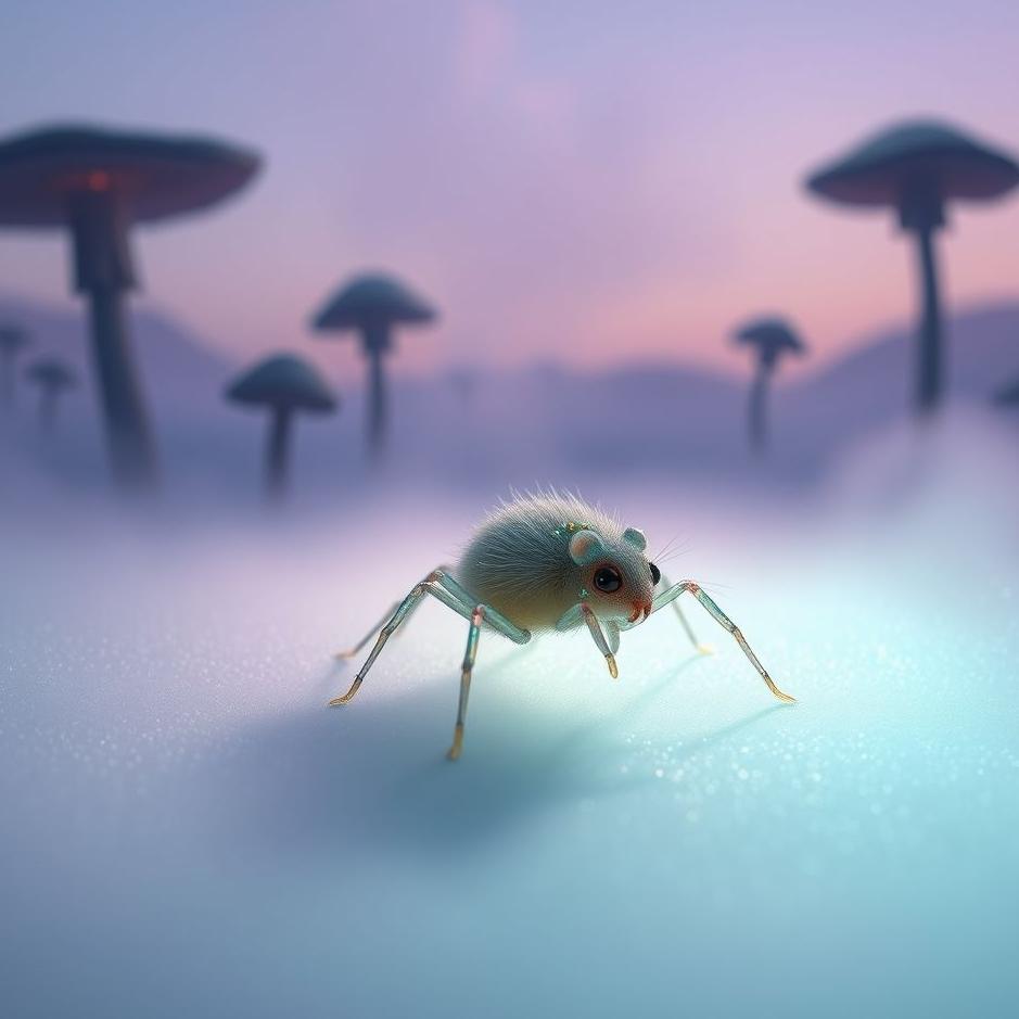 Dream : A mouse spider in a dream