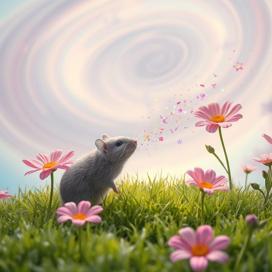 Dream : A mouse throwing up in a dream