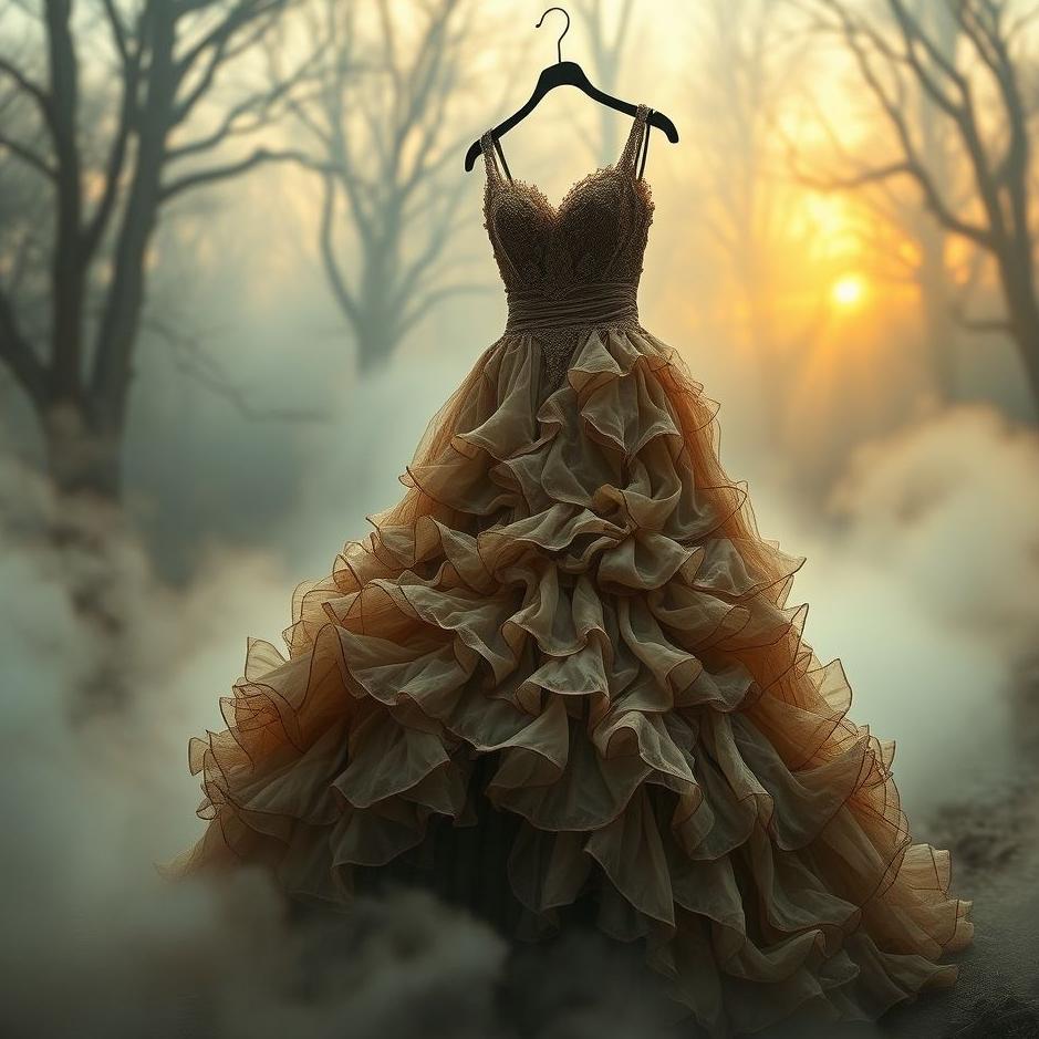Dream : A muddy wedding dress in a dream
