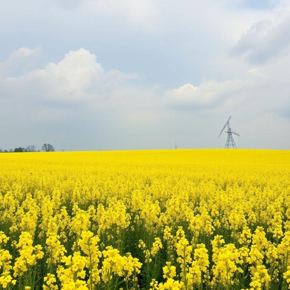 Dream : A mustard field in a dream