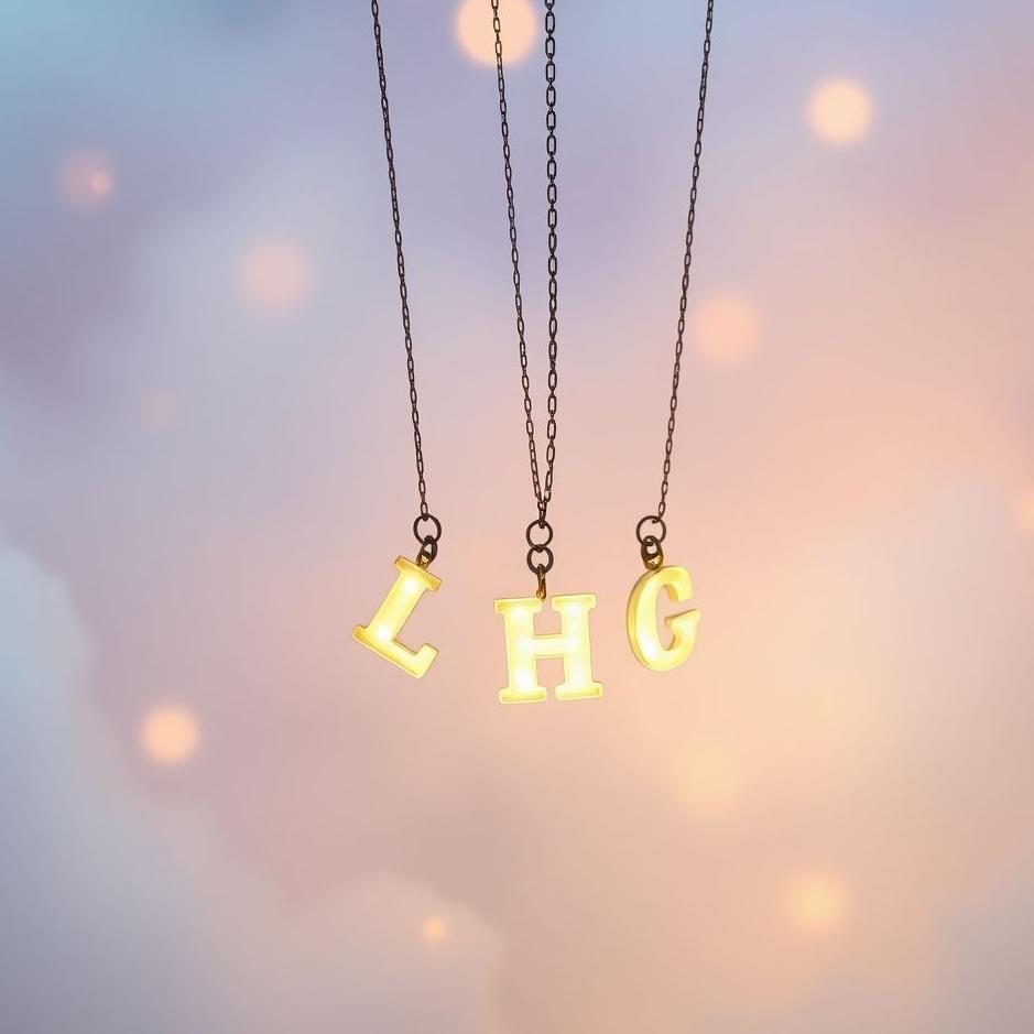 Dream Dictionary : A necklace with letters in a dream