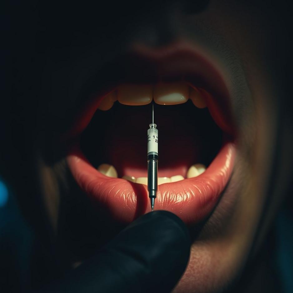 Dream : A needle in the throat 