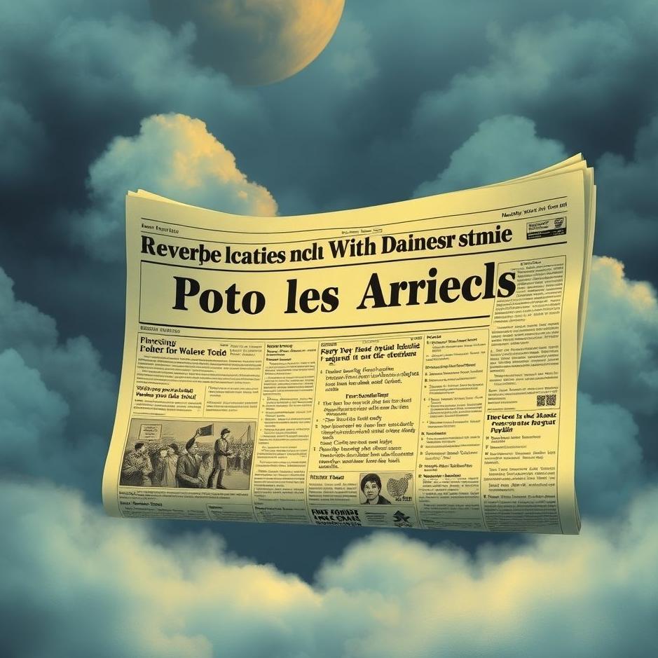 Dream : A newspaper advertisement in a dream