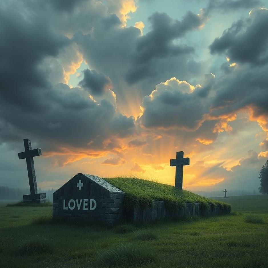 Dream : A non-believer's grave in a dream