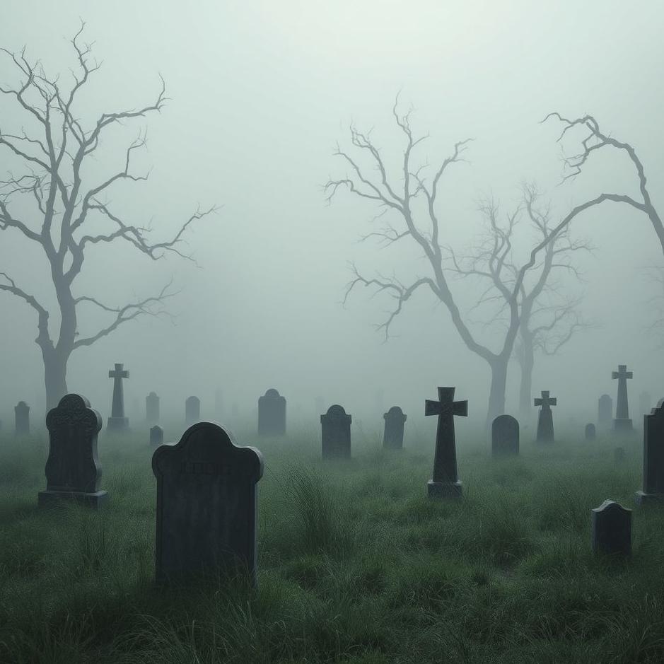 Dream : A non-believer cemetery in a dream