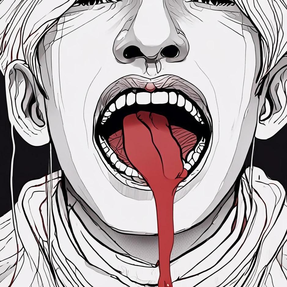 Dream : A nosebleed gushing out in a dream