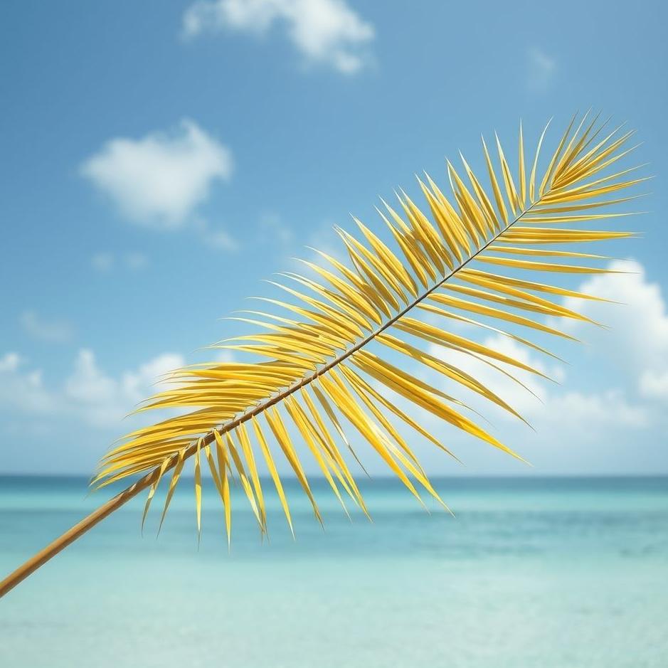 Dream : A palm branch in a dream