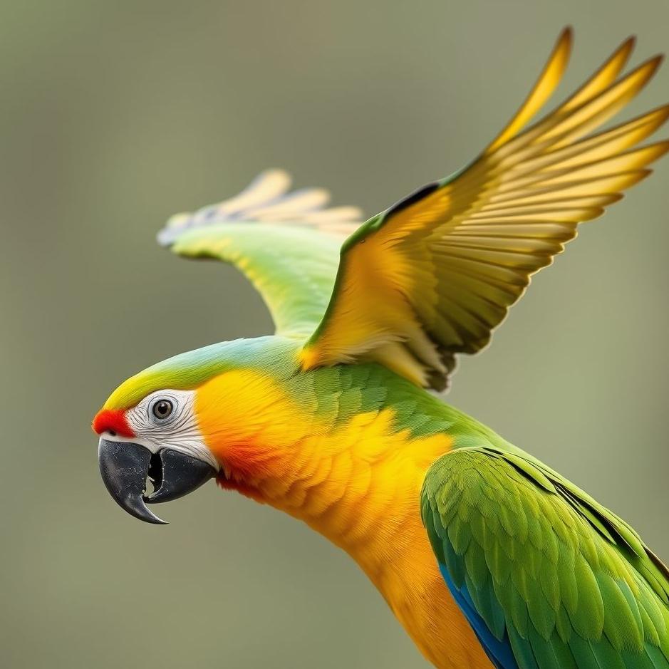 Dream : A parrot landing on your head 