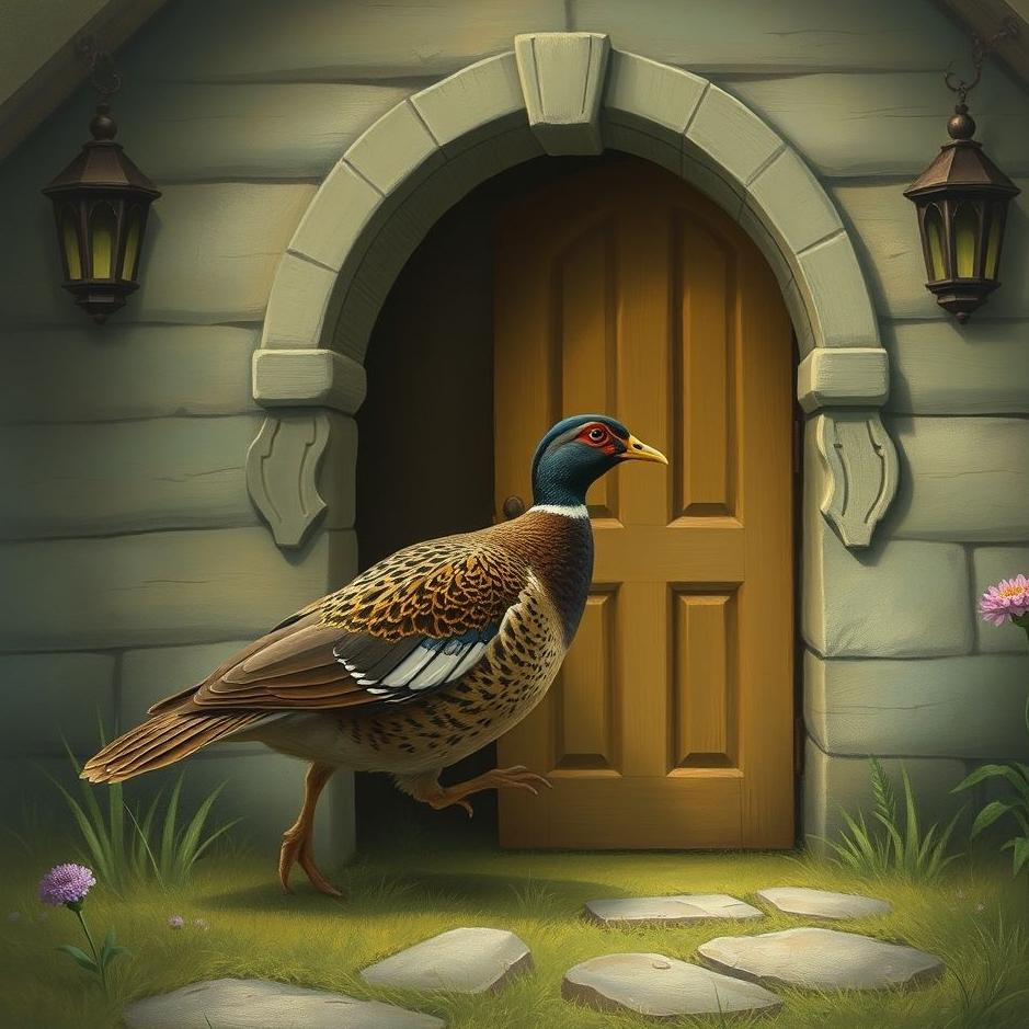 Dream : A partridge entering a house in a dream
