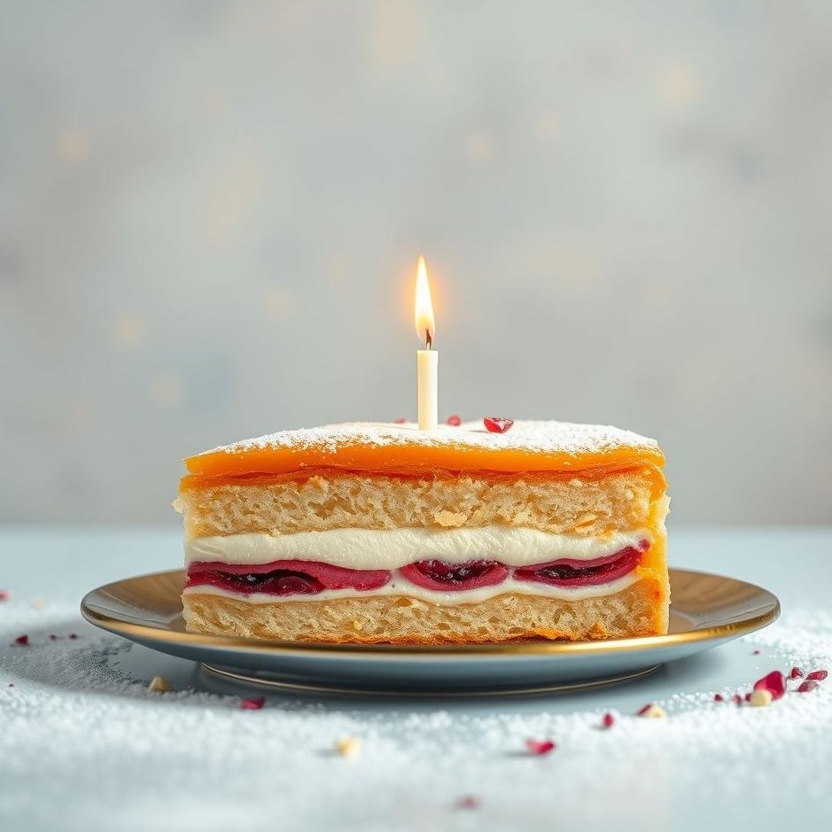 Dream : A pastry cake in a dream