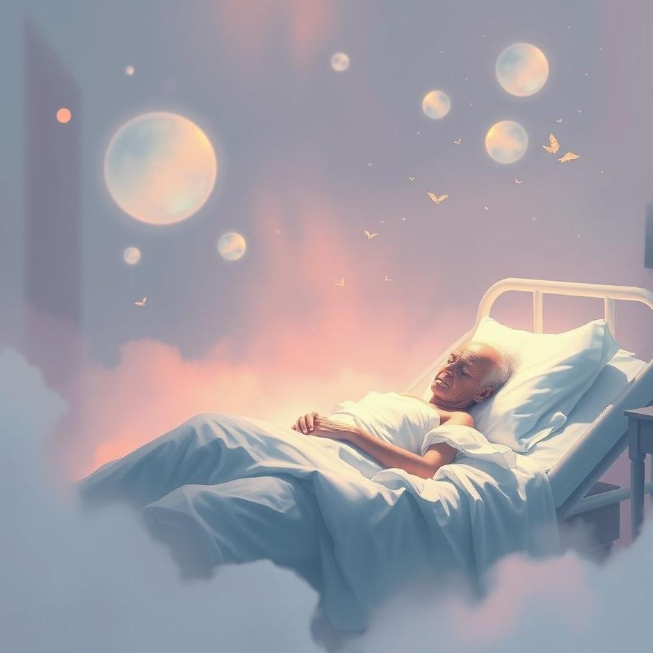 Dream : A patient bedridden in a dream