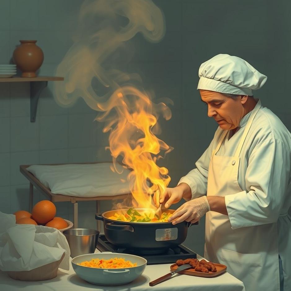 Dream : A patient cooking in a dream