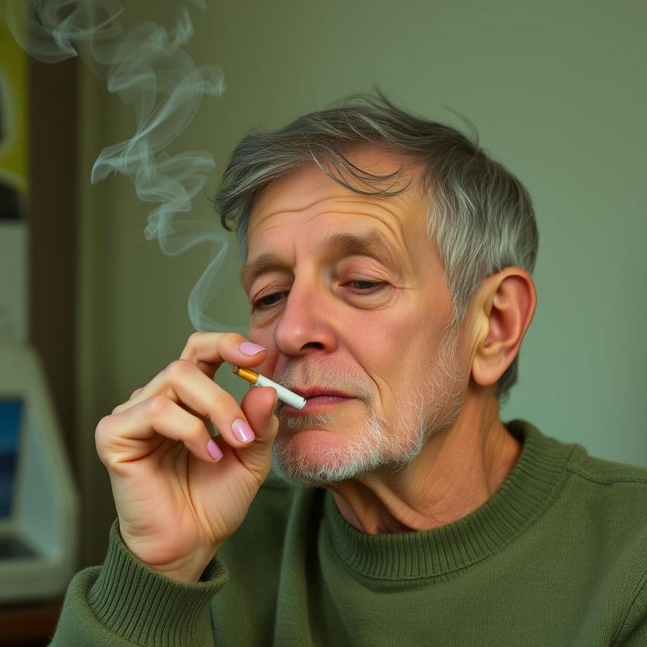 Dream : A patient smoking 