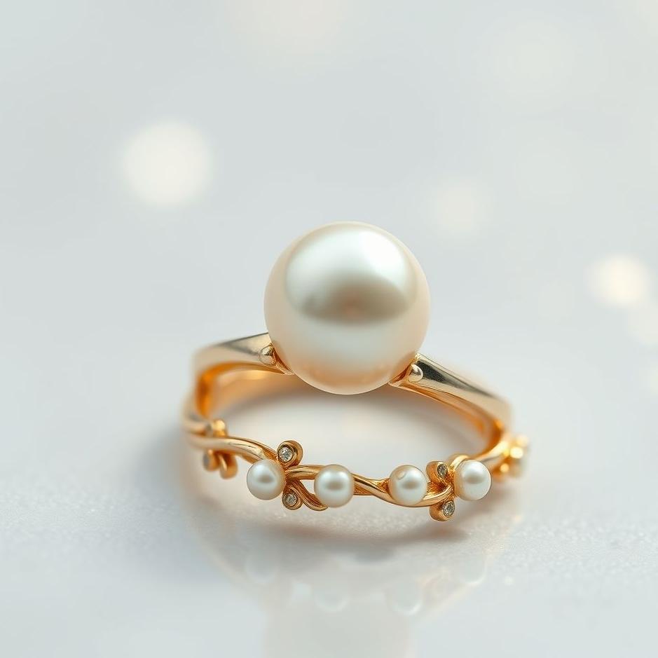Dream : A pearl and gold ring in a dream