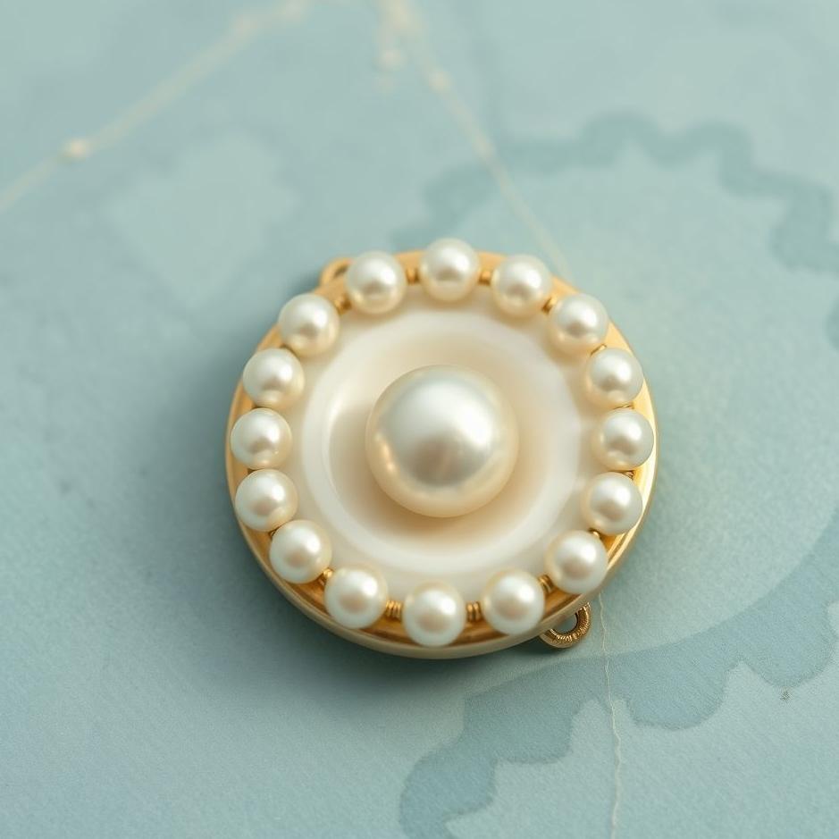 Dream : A pearl button in a dream