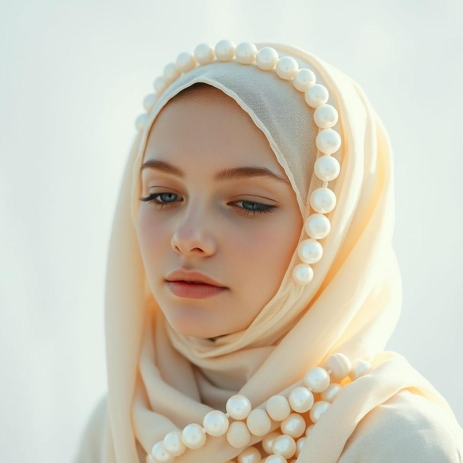 Dream : A pearl headscarf in a dream
