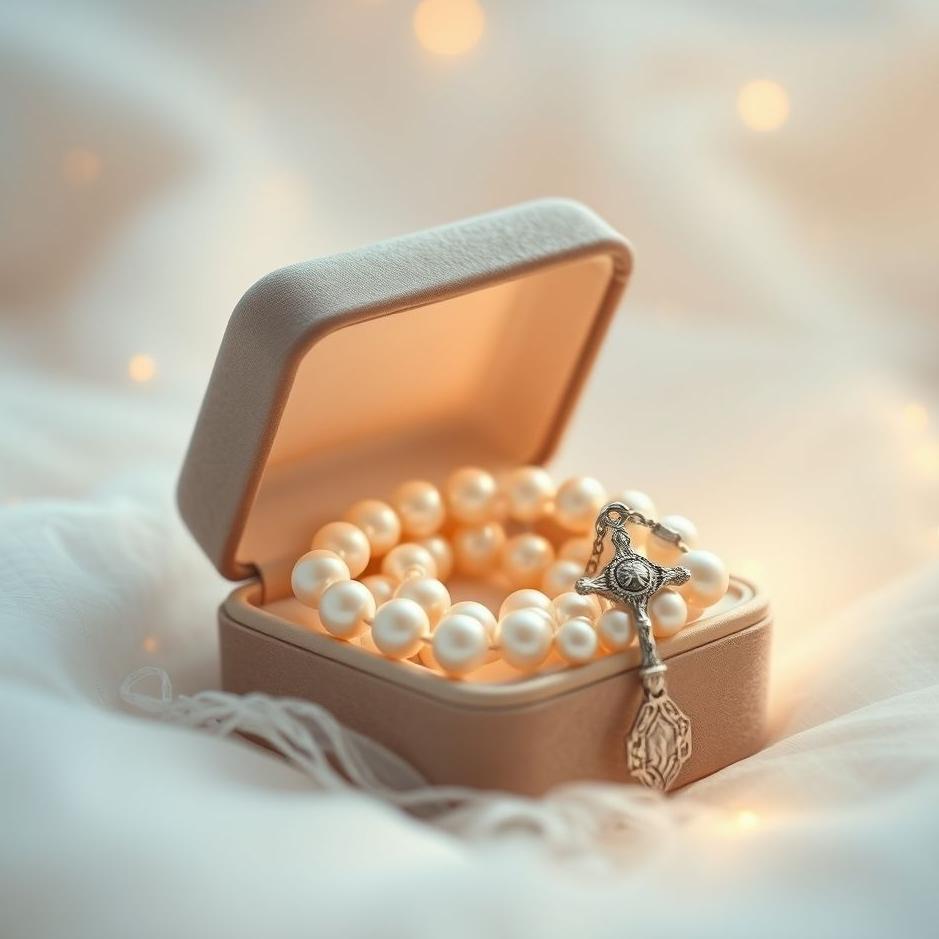 Dream : A pearl rosary as a gift in a dream