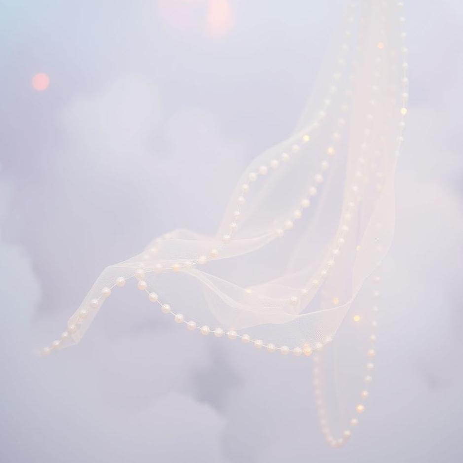 Dream : A pearl veil in a dream