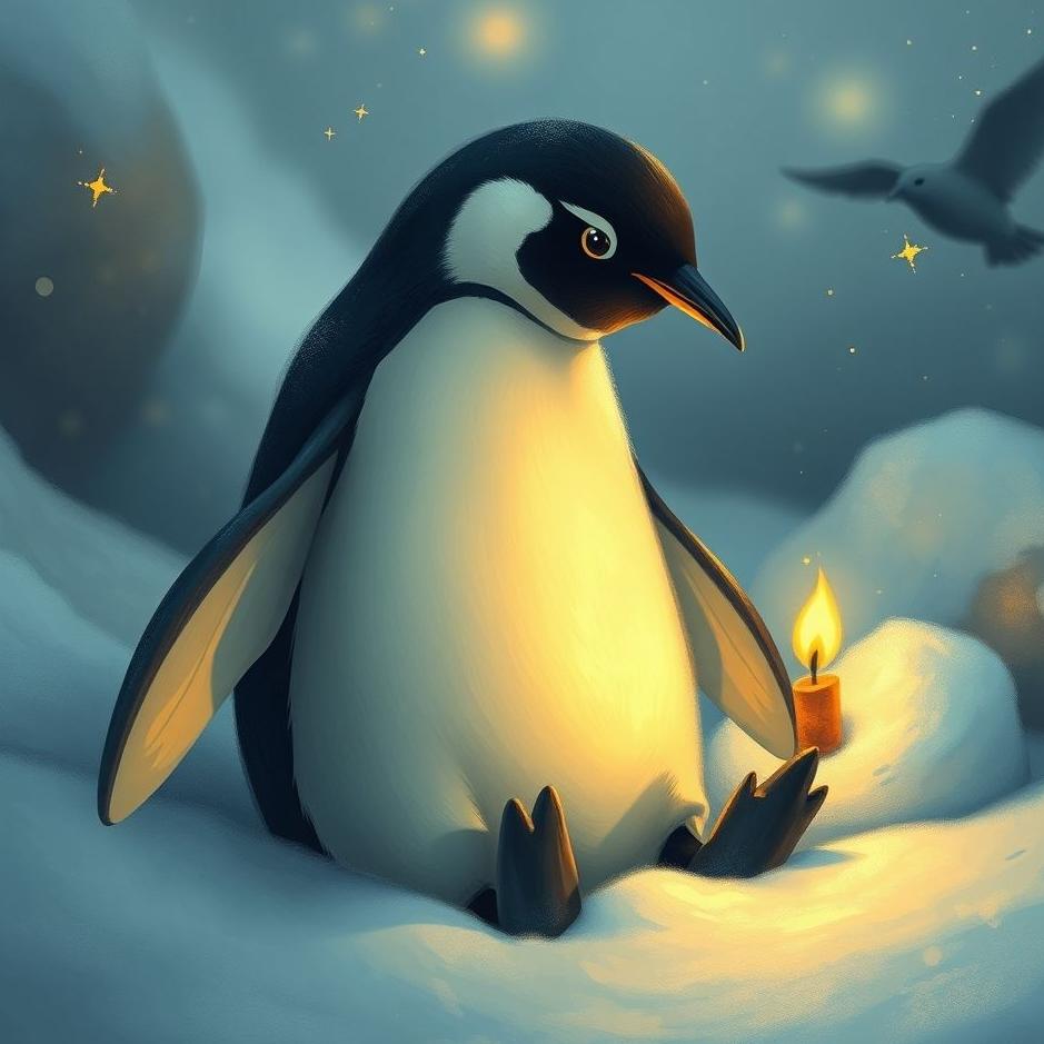 Dream : A penguin at home in a dream