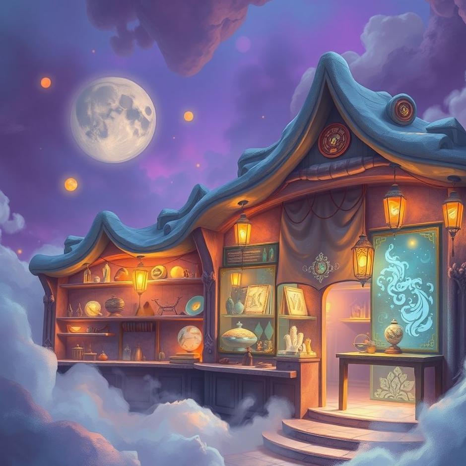 Dream : A photo shop in a dream