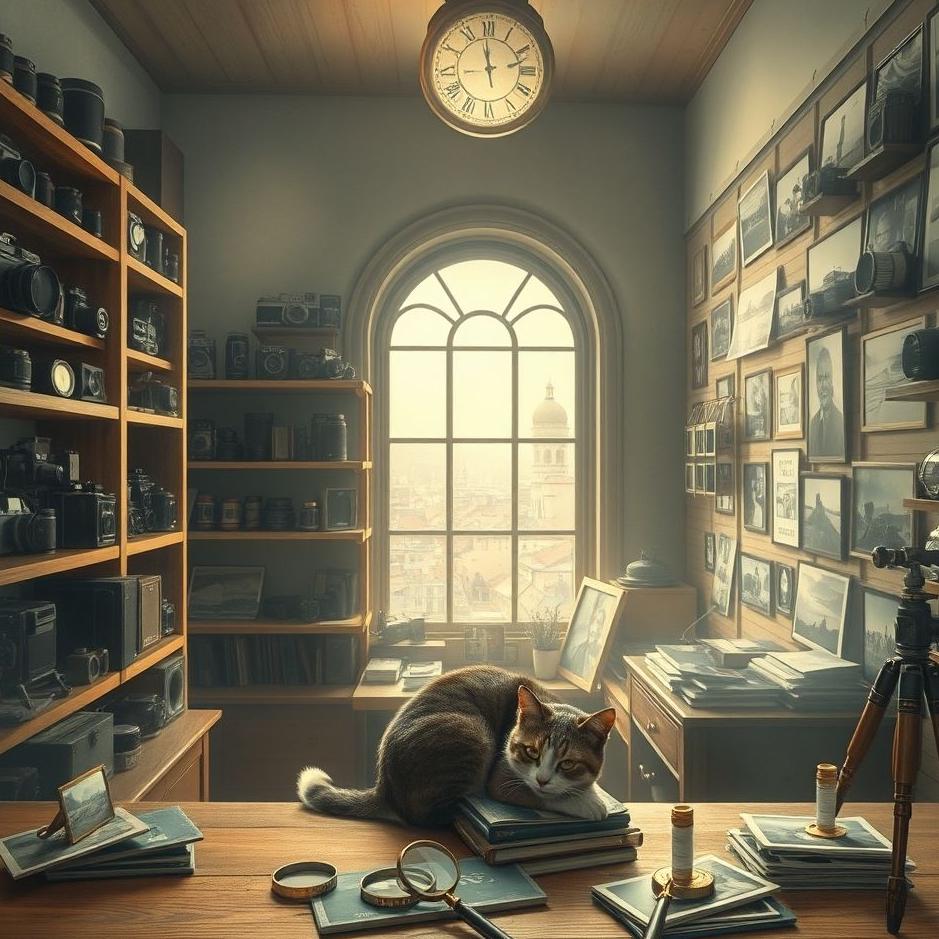 Dream : A photographer's shop in a dream