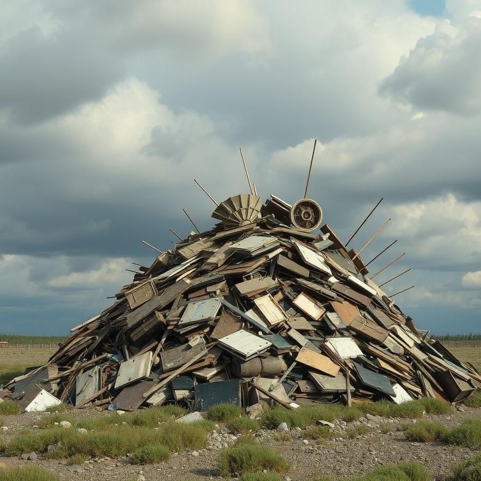 Dream : A pile of scrap in a dream