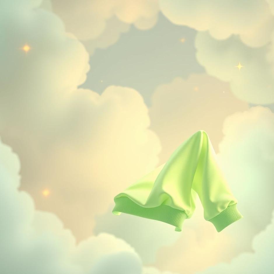 Dream : A pistachio green jacket in a dream