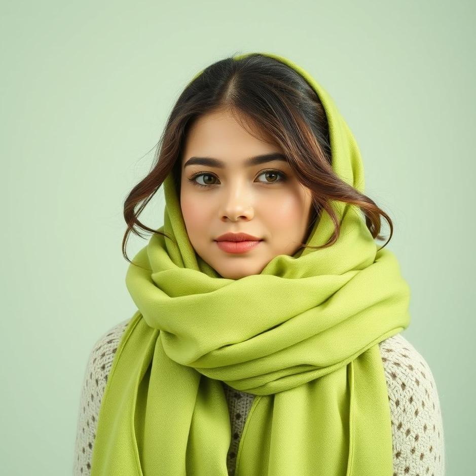 Dream : A pistachio green scarf in a dream