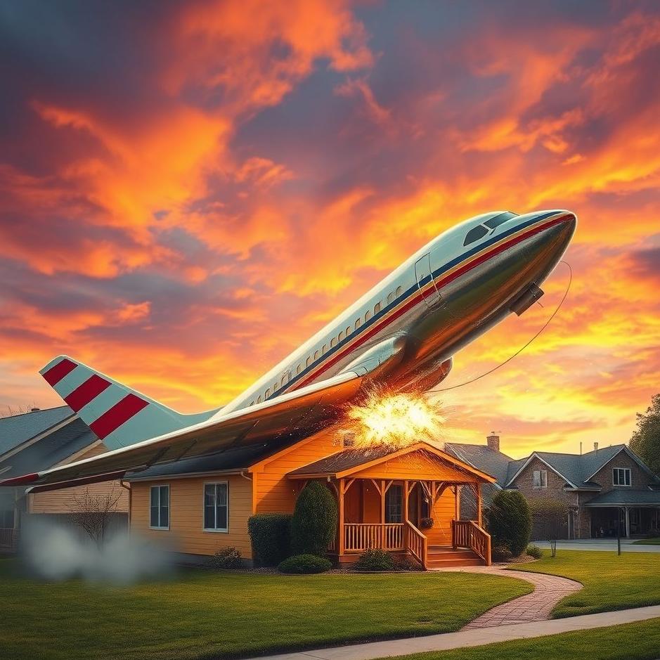Dream : A plane crash into your house in a dream