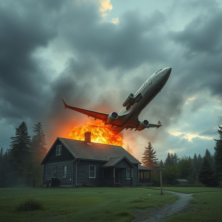 Dream : A plane crash near the house in a dream