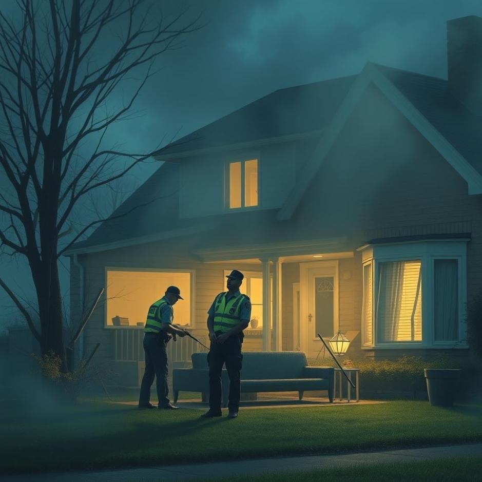 Dream : A police search at home in a dream