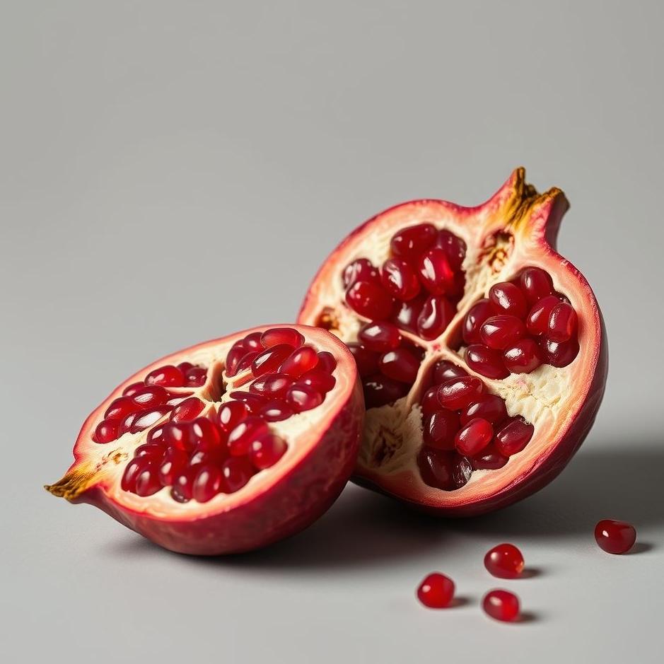 Dream : A pomegranate split in two in a dream