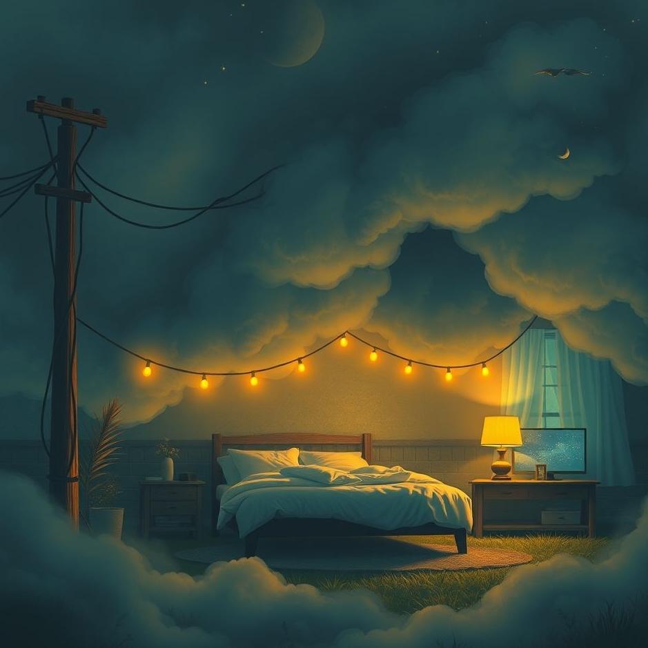 Dream : A power outage at home in a dream