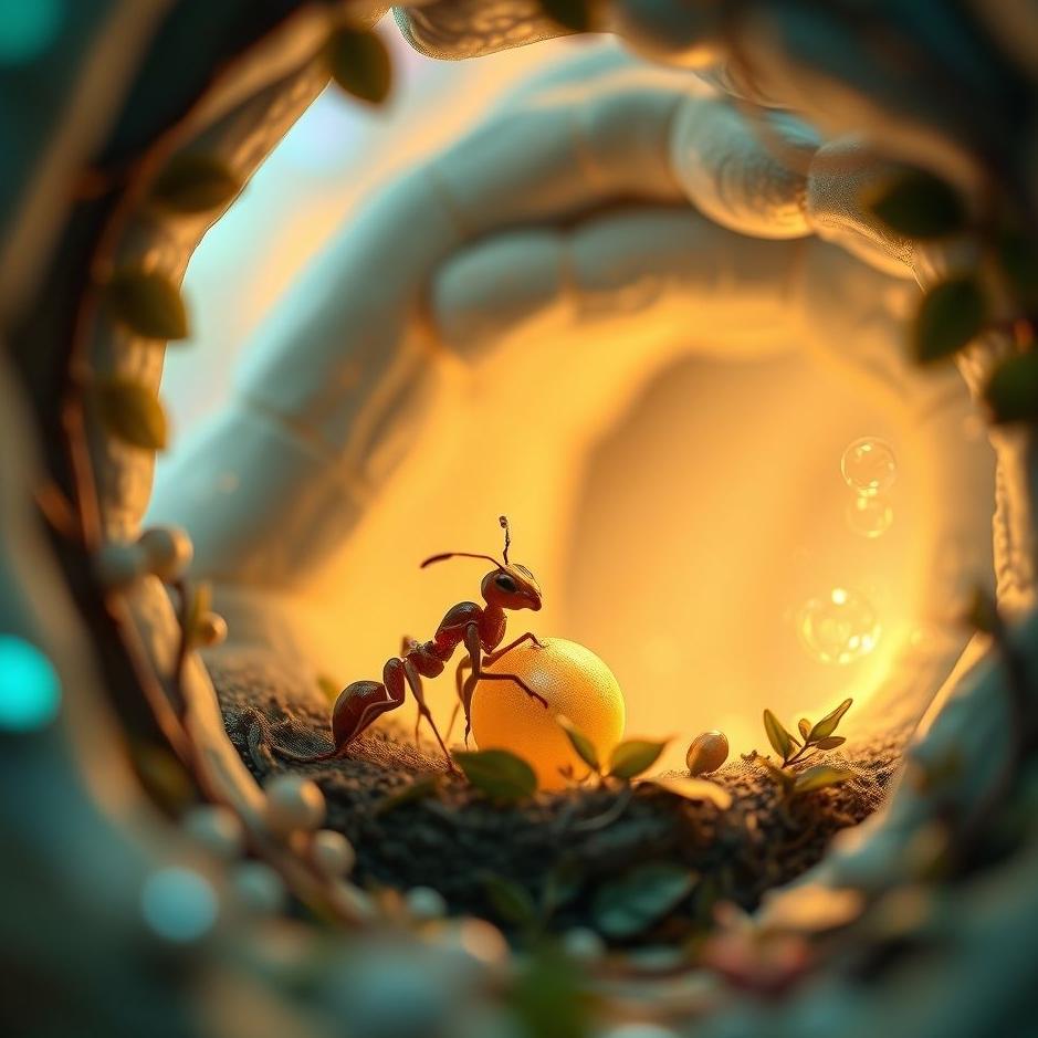 Dream : A pregnant ant in a dream